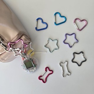 พร้อมส่งจากไทย!!! พวงกุญแจหัวใจ ตะขอหัวใจ ตะขออลูมิเนียม ตะข…