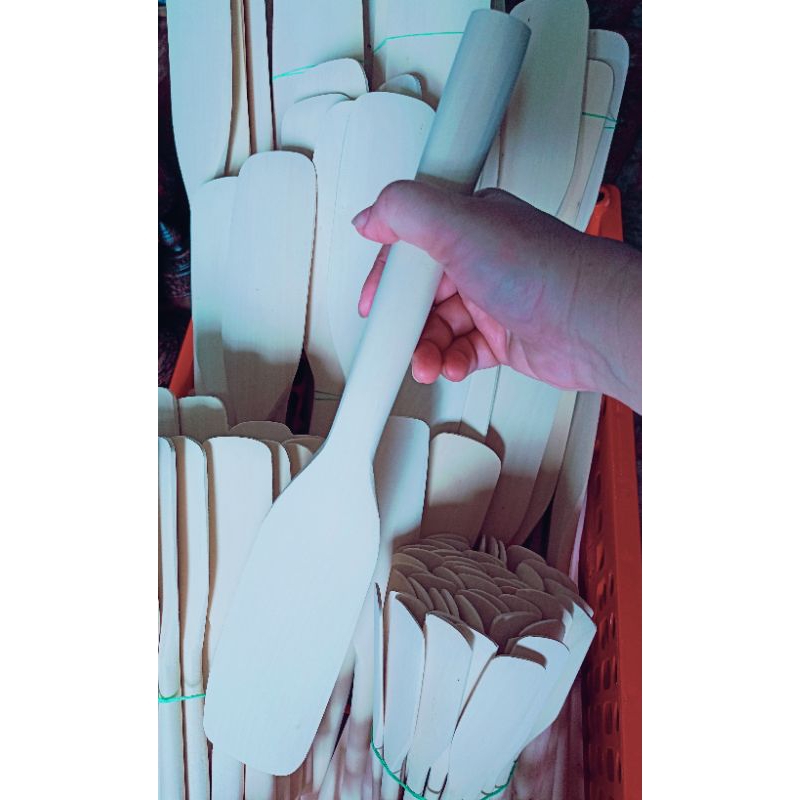 พายไม้โมกมันขนาดกลาง9/10/12/13/15/16นิ้ว - รูปที่ 3