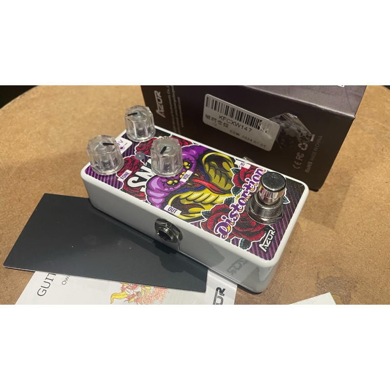 🎉เอฟเฟคกีต้าร์มือสอง🎉 (จัดส่งทันที) 🎸 Azor Sneak Distortion 🥁