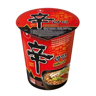 nong shim shin ramyun noodle soup cup ชินรามยอน มาม่าเกาหลี 신컵 신라면 큰사발 작은컵 한국 컵라면 68g
