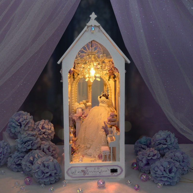 บ้านDIY รุ่นTC21 The Fragrance of Eternity กลิ่นหอมแห่งความเป็นนิรันดร์ weddingแต่งงาน บ้านตุ๊กตาdiy
