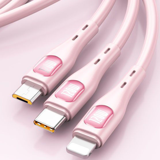 ♞,♘,♙สายชาร์จ Kafeila 120W สามในหนึ่งเดียว สายชาร์จ usb แบบชาร์จเร็วสุด