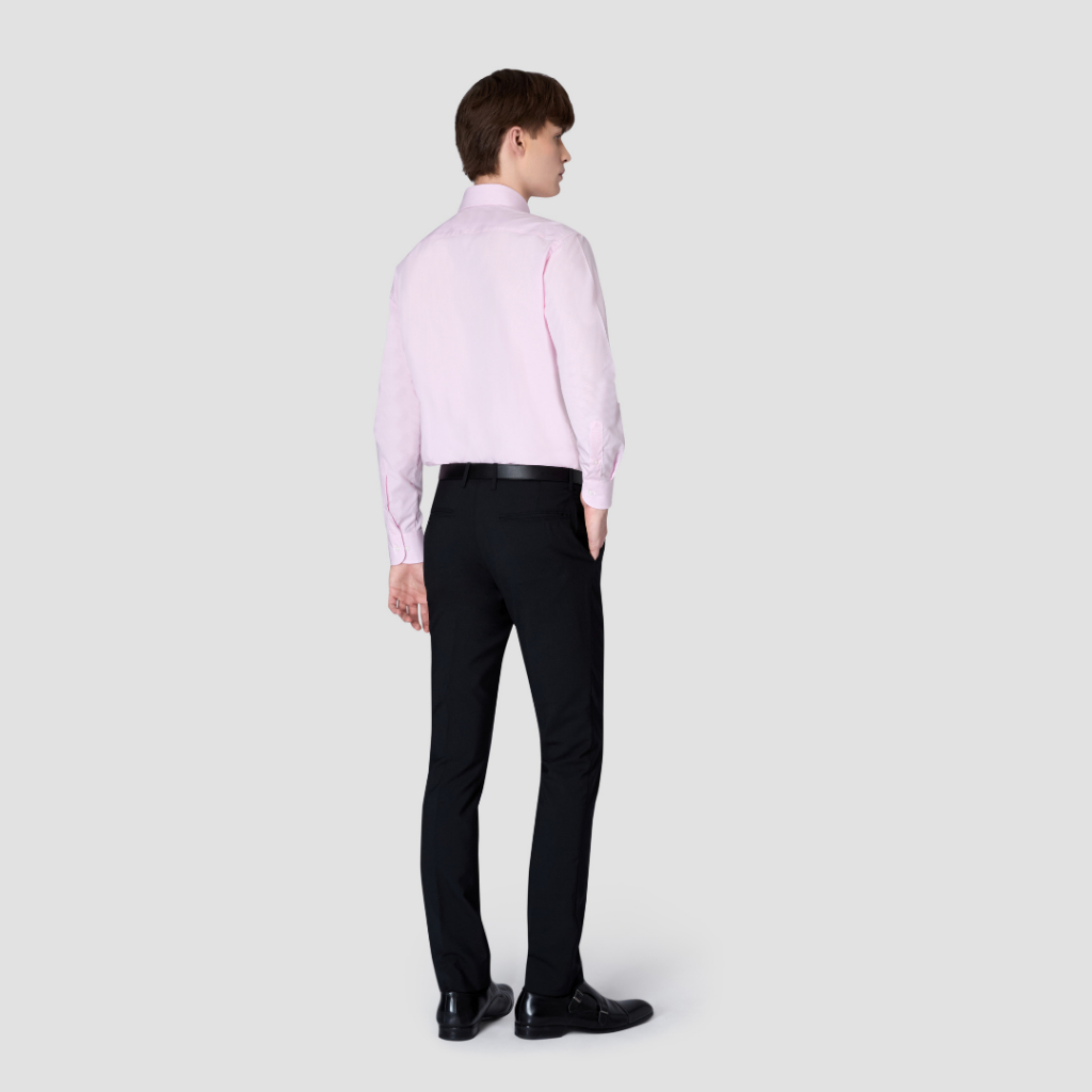 SUIT SELECT Button Down Dobby Shirt (Pink) เสื้อเชิ้ตสีชมพูSKL924-54 — صورة 3
