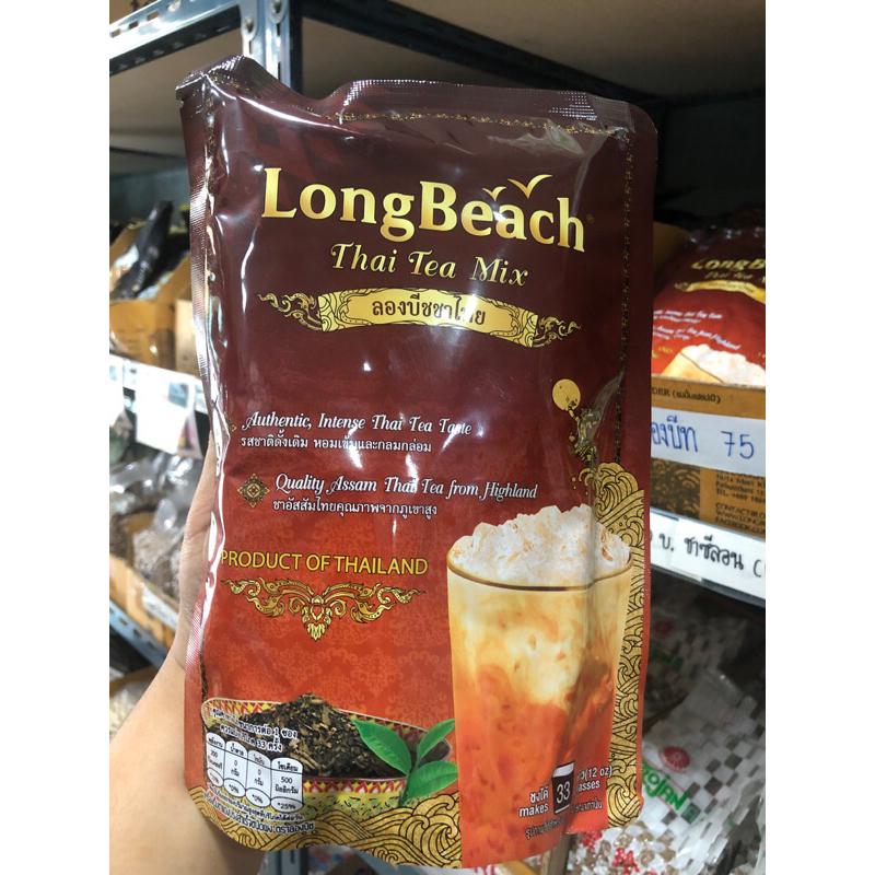ลองบีชชาไทย ขนาด 400 กรัม LongBeach Thai Tea # ชาไทยลองบีช