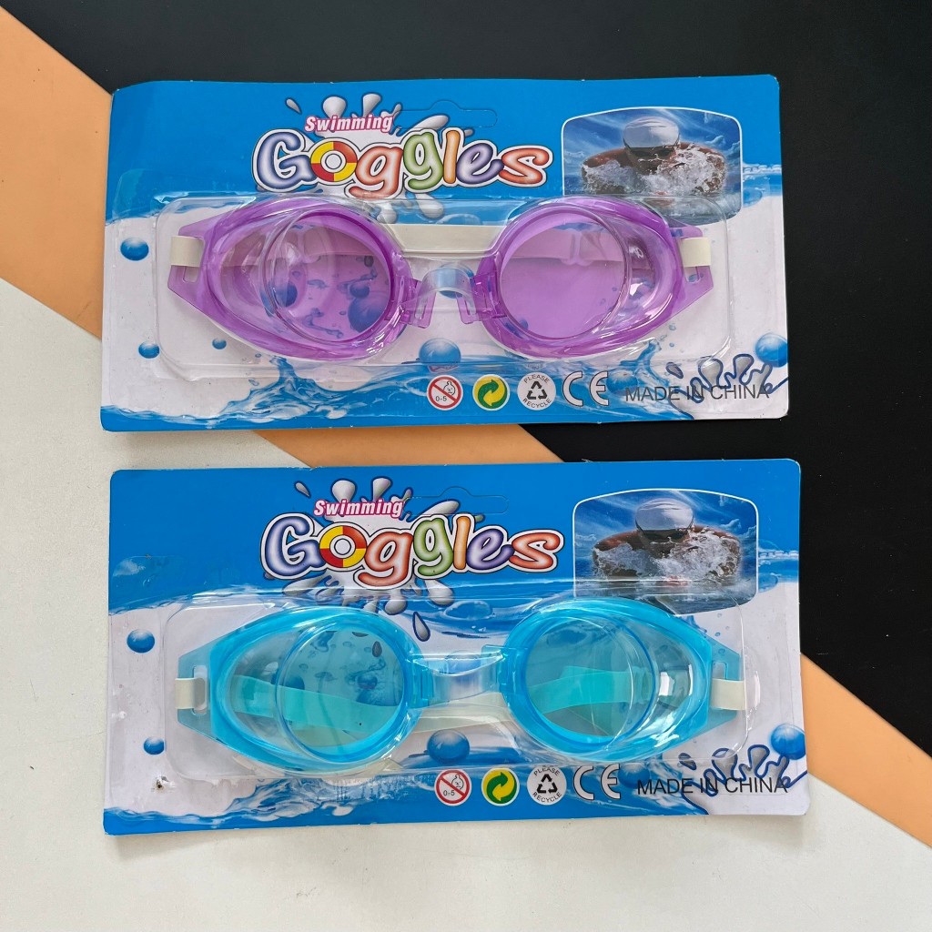(ยกโหล 12 ชิ้น) No.153  แว่นตาว่ายน้ํา คละสี อุปกรณ์ว่ายน้ำชายและหญิง
