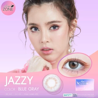 Angel Zone คอนแทคเลนส์ รุ่น Jazzy Blue Gray 14.2 (รองรับสายตาปกติและค่าสายตาสั้น -0.50 ถึง -7.00)