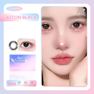 Angel Zone คอนแทคเลนส์ รุ่น Gaston Black 14.2 (รองรับสายตาปกติและค่าสายตาสั้น -0.50 ถึง -7.00)