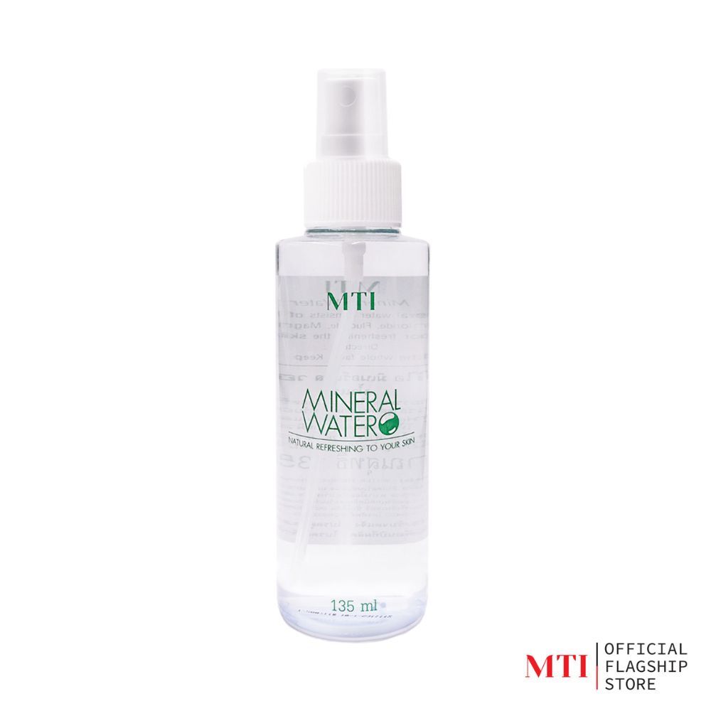 MTI Mineral สเปรย์น้ำแร่ธรรมชาติ ฉีดบำรุงผิวหน้า เซตเครื่องสำอางให้ติดทนนาน ขนาด 135 มล. (LCMS2)