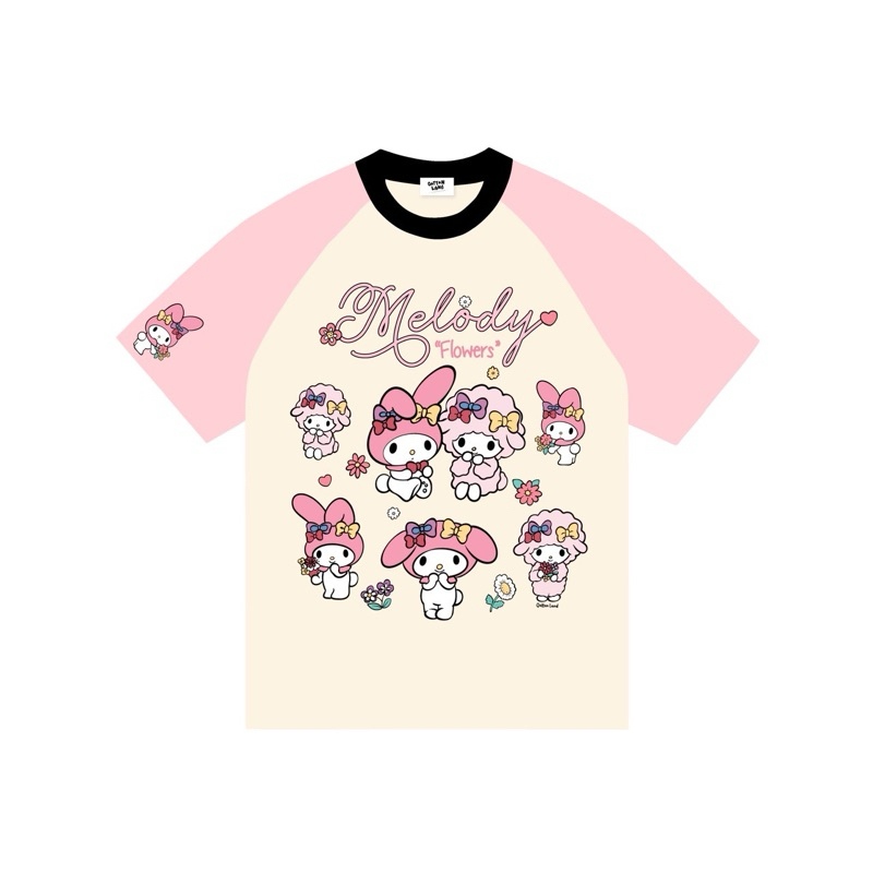 เสื้อยืดOversize(QottonLand)เมโลดี้ฟาวเวอร์