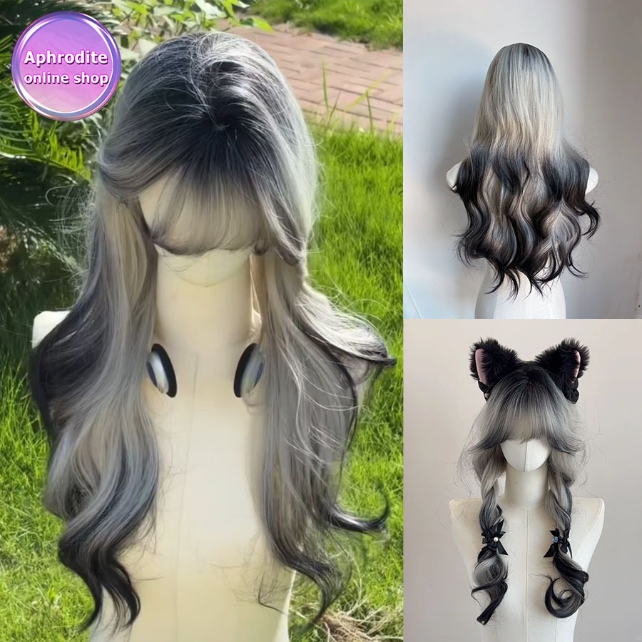 Aphrodite วิกผม Meteorite วิกผมยาว Long curly wig 65CM วิกผมยาวหยิกธรรมชาติ ไล่โทนสี สําหรับผู้หญิง