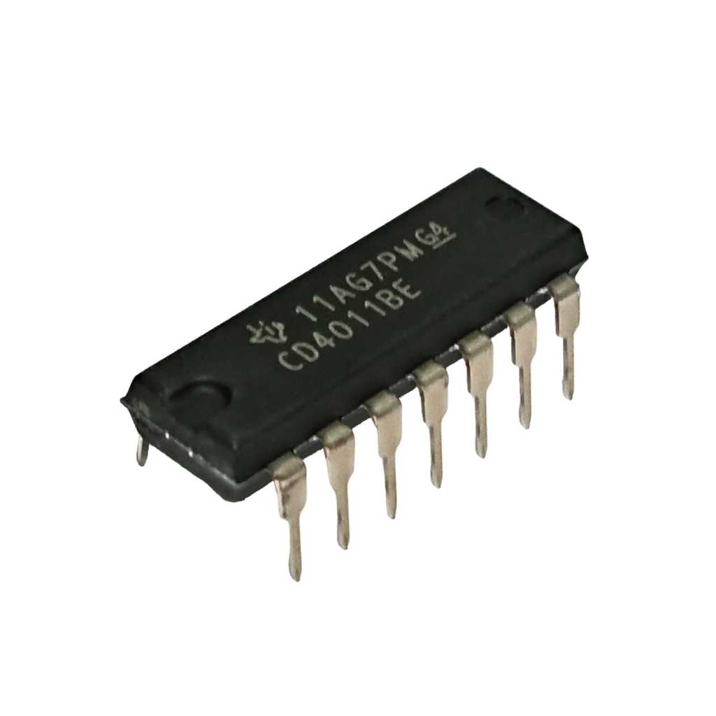 CD4011BE CD4011 4011 CMOS NAND GATES IC ไอซี ยี่ห้อ Texas Instruments