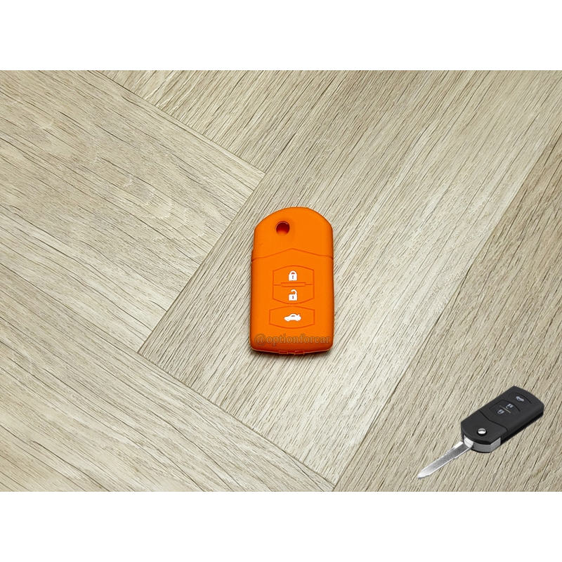 ซิลิโคนกุญแจ Mazda 2/3 กดพับ 3 ปุ่มกด - รูปที่ 4