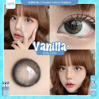 คอนแทคเลนส์ ilensลายใหม่ vanilla ค่าอมน้ำ60% ขนาดกลาง 14.0