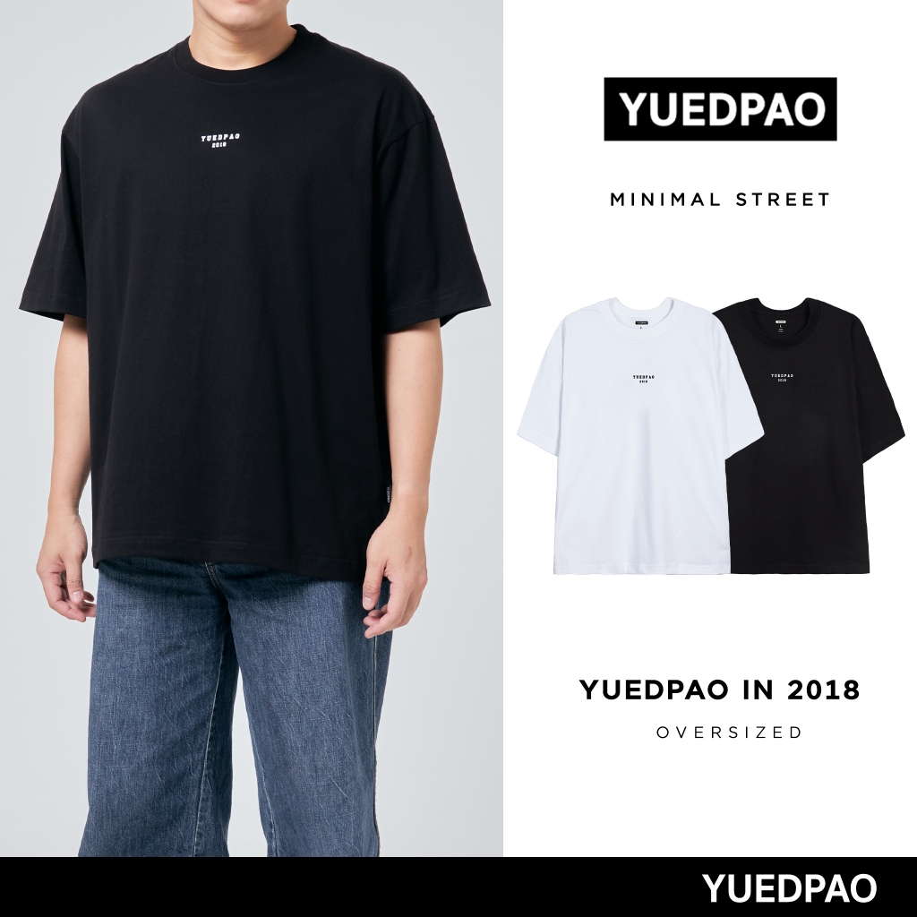 Yuedpao Minimal Street ผ้าหนาทรงสวย ยับยากรีดง่าย เสื้อยืดเปล่า เสื้อยืดโอเวอร์ไซส์ Set Yuedpao in 2018