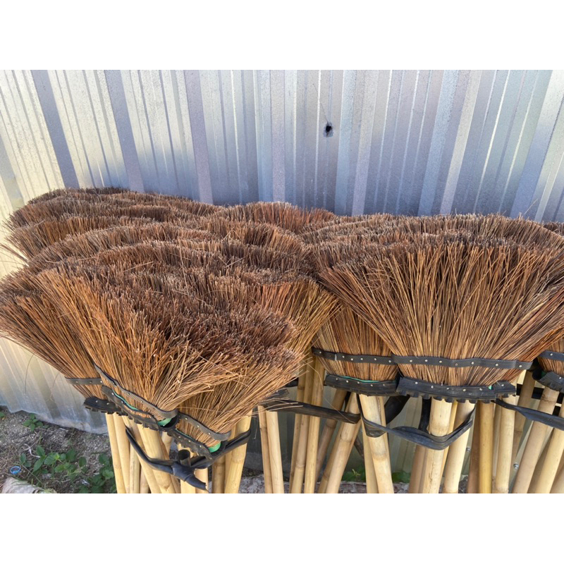 ไม้กวาดใยโตนด หรือ ใยตาล ทนทานเเข็งเเรง( ตัวหนา) - รูปที่ 3