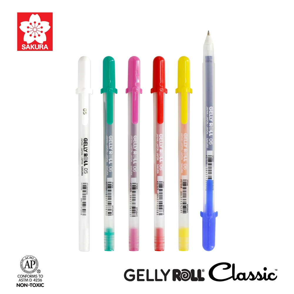 ปากกาเจลลี่โรล รุ่นมูนไลท์ (GELLY ROLL Moonlight) ปากกาเขียนกระดาษดำ