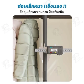 [ ตู้เสื้อผ้า 1/2/3 แถว ] ราวแขวนทรงตู้ ราวตากผ้า มีให้เลือก 3 ขนาด ชั้นวางของผ้า NON-WOVEN กันน้ำ หลายชั้น พร้อมส่ง YJ