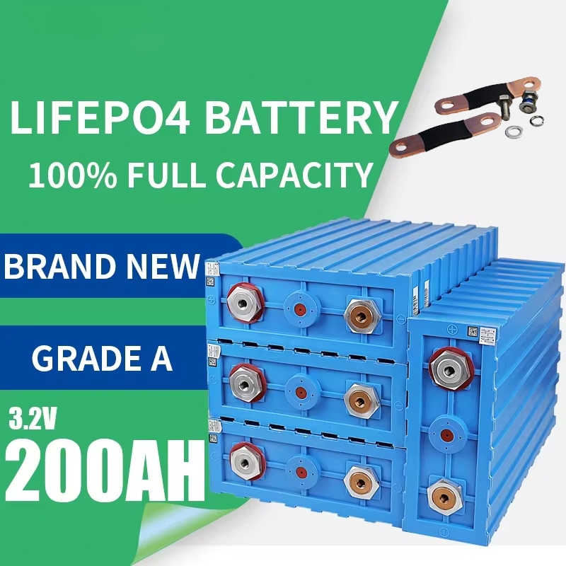 แบตเตอรี่​ ลิเธียม​ CALB lithium ion Lifepo4 3.2v GRADE A 200Ah เซต4มีถั่วและอุปกรณ์เสริม