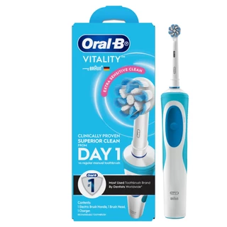 ออรัลบี แปรงไฟฟ้า ไวทาลิตี้ เอ็กซ์ตร้า เซนซิทีฟ คลีน ORAL-B VITALITY EXTRA SENSITIVE CLEAN