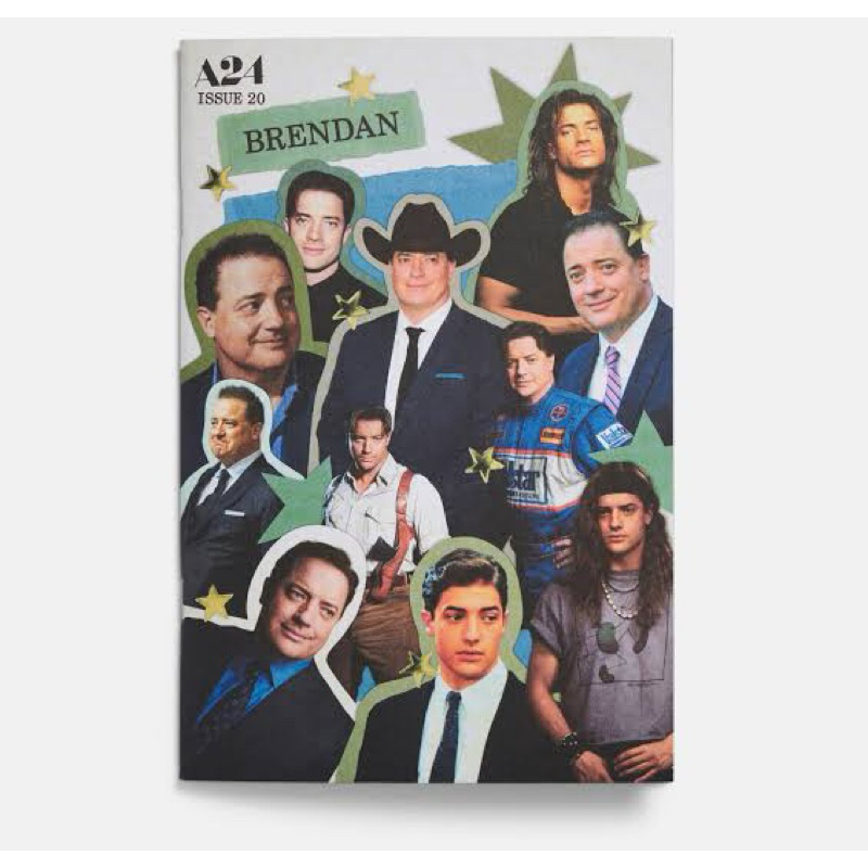 Brendan Fraser Zine by A24 พร้อมส่ง