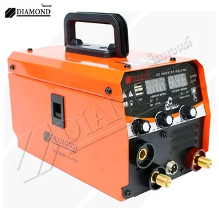 Diamond ตู้เชื่อม MIG ตู้เชื่อมไฟฟ้า 3 ระบบ รุ่น MIG/MMA/TIG-999 เครื่องเชื่อม รุ่นไม่ใช้แก๊ส CO2 อุปกรณ์ครบชุด