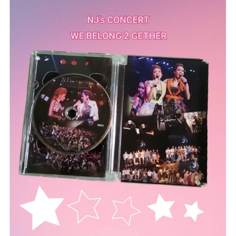DVD คอนเสิร์ต NJ's We belong 2 gether