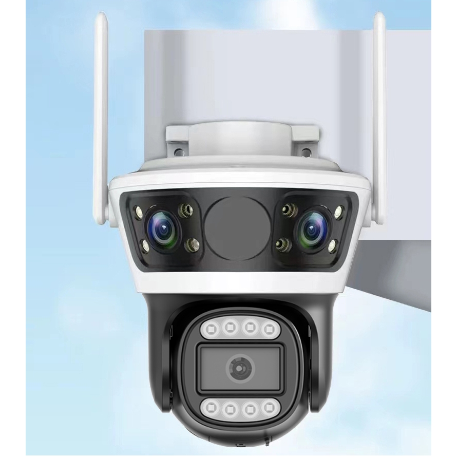 HVISION สุ่มซิม ไฟดับก็ใช้ได้ นานสุด 5ชั่วโมง 3กล้องดูพร้อมกันได้ กล้องวงจรปิด sim 4g true dtac ais