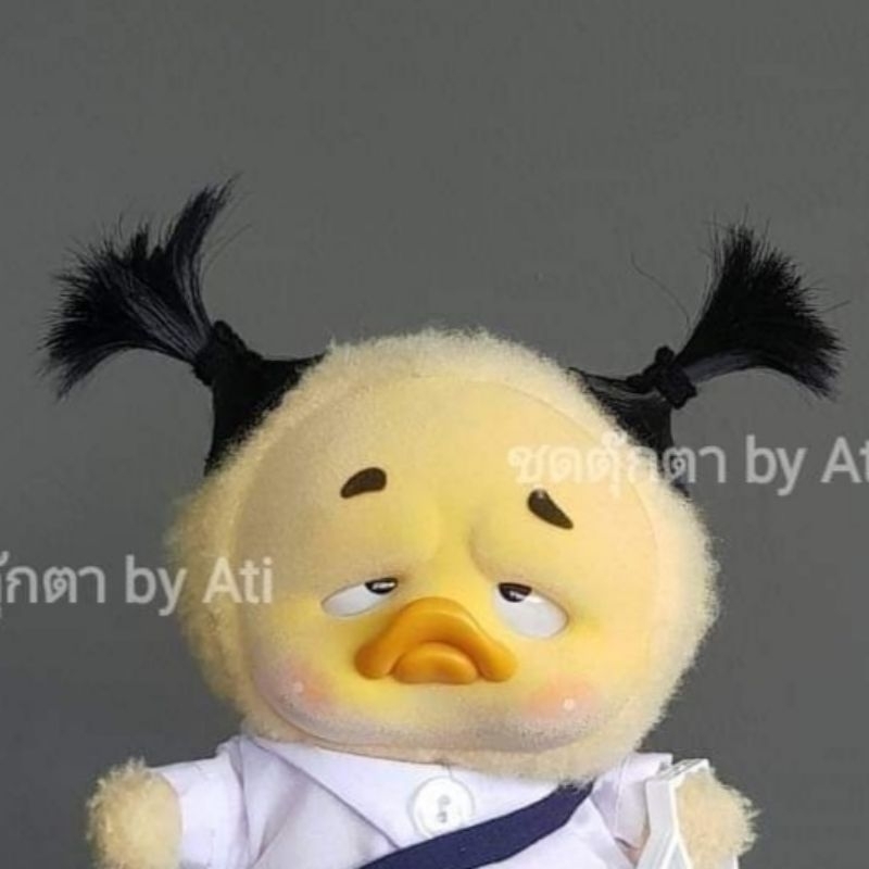 พร้อมส่ง* ผมเป็ด upsetduck สายเอ็นยืดใสคล้องคางใส่ง่าย