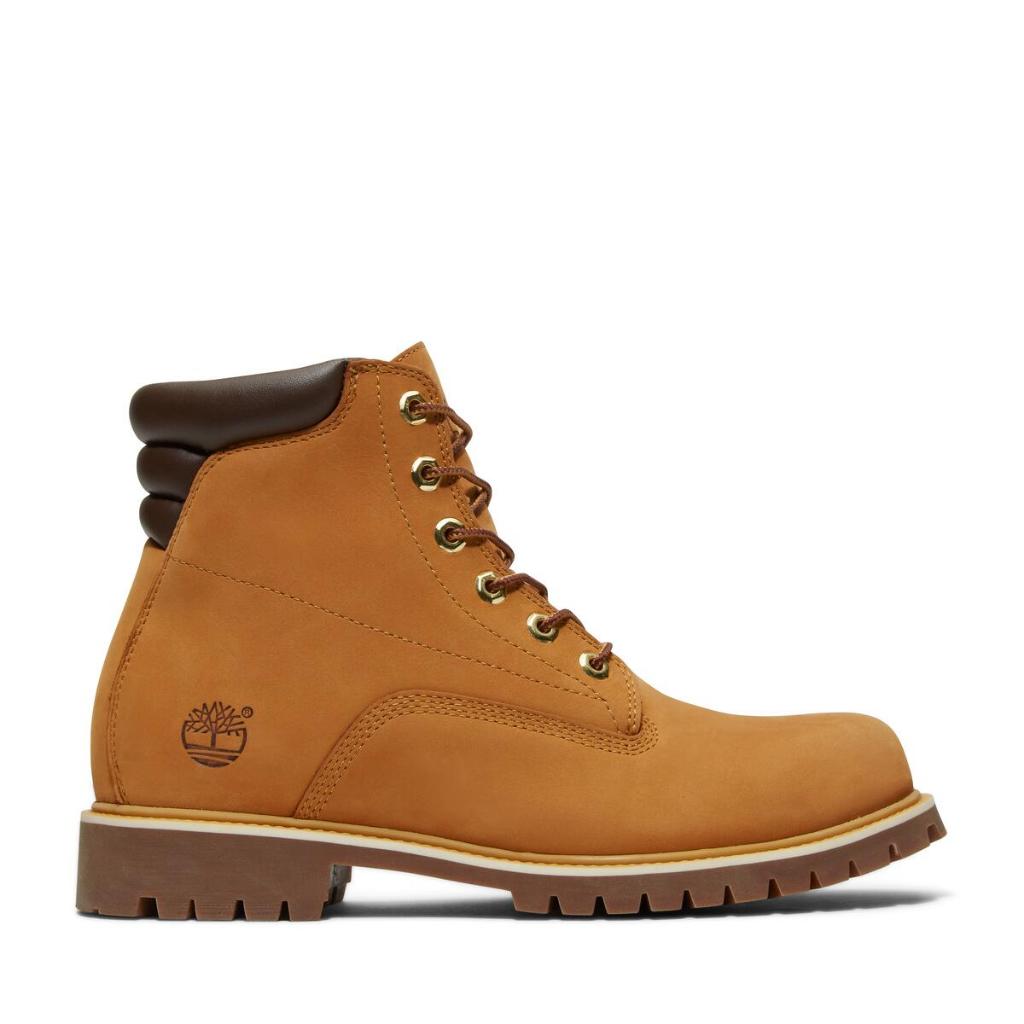 Timberland Men's ALBURN 6 INCH LACE UP WATERPROOF BOOT รองเท้าบูทผู้ชาย (S25M37578)