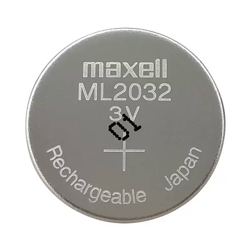 ถ่านMaxell ML2032 Rechargeable 3V ของแท้ 1 ก้อน