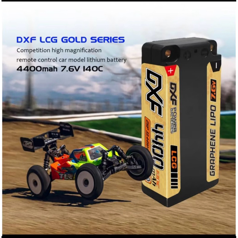 DXF (NGP)  Shorty Lipo 7.6V 2S140C 4400mAh/6300mam  7000mah Hardcase For 1/10 Buggy Truggy Offroad B