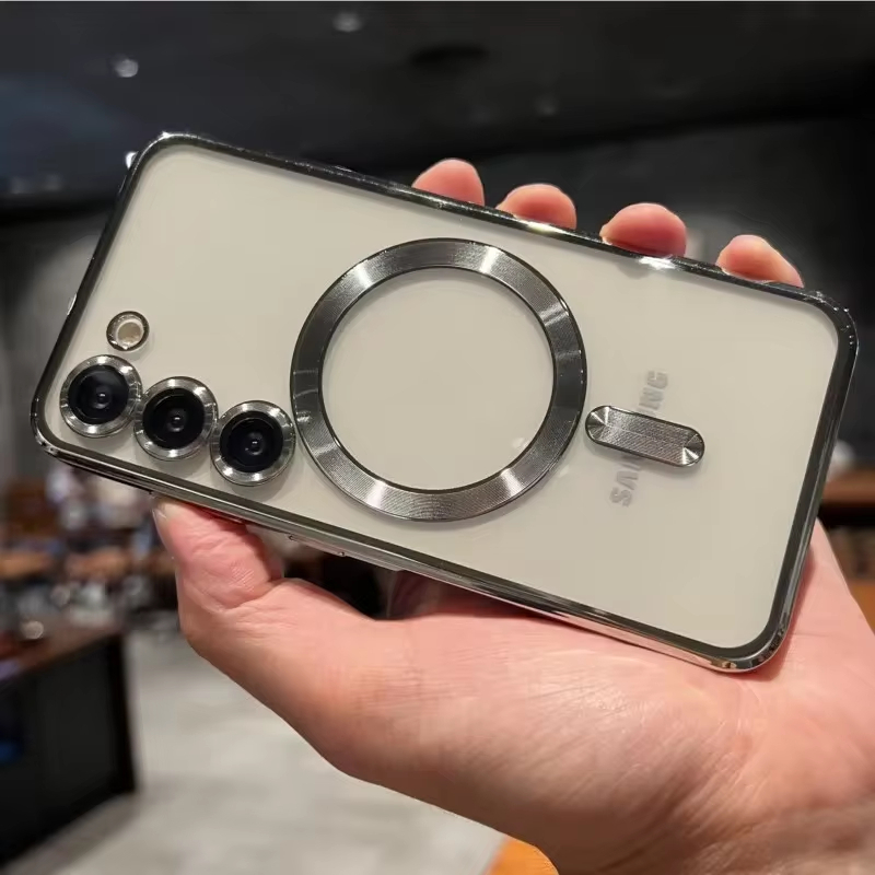 Plating การป้องกันเลนส์กล้องเต็มรูปแบบ เคส samsung For Samsung Note10 plus N20 ซัมซุงS24 s23 s22 s21 s20 plus ultra#19