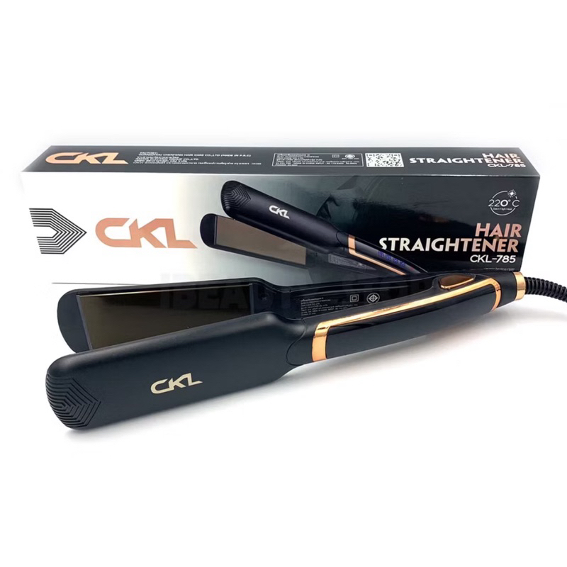 เครื่องหนีบผม CKL-785 รีดผมตรงเงางาม แผ่นเซรามิค ปรับระดับได้ 5 ระดับ