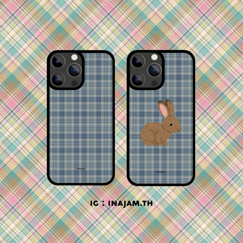 เคส Iphone แบรนดด์ inajam Collection Blue Lagoon (สีจะออกไปทางสีเทา)