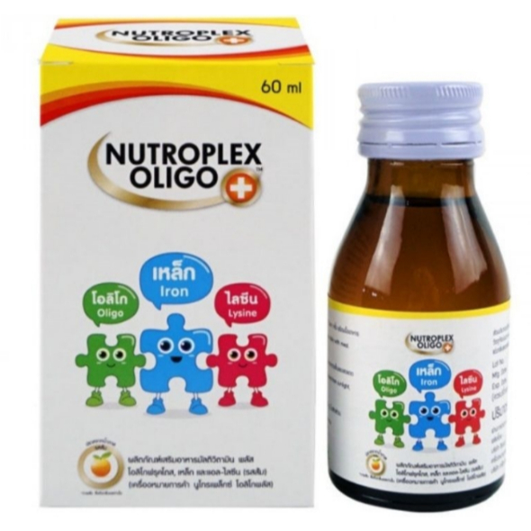 Nutroplex Oligo Plus Orange Flavour วิตามินเสริมอาหาร สำหรับเด็ก รสส้ม (60ml)
