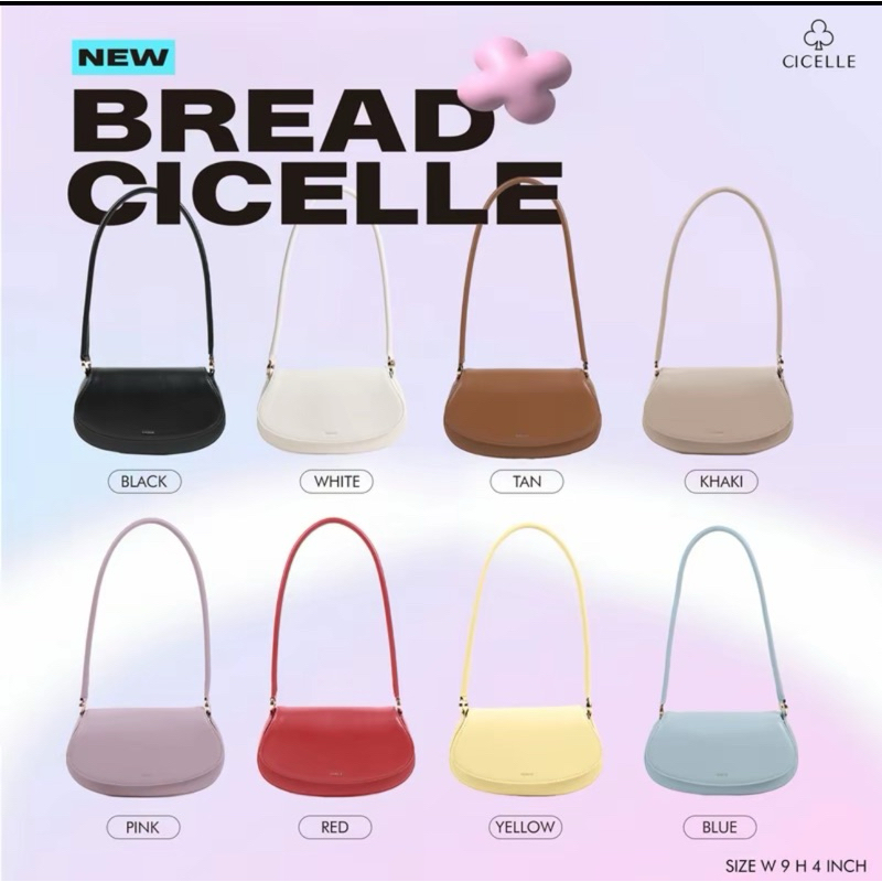 ส่งต่อกระเป๋า cicell รุ่นน้องขนมปัง สีดำ (used) 🐼