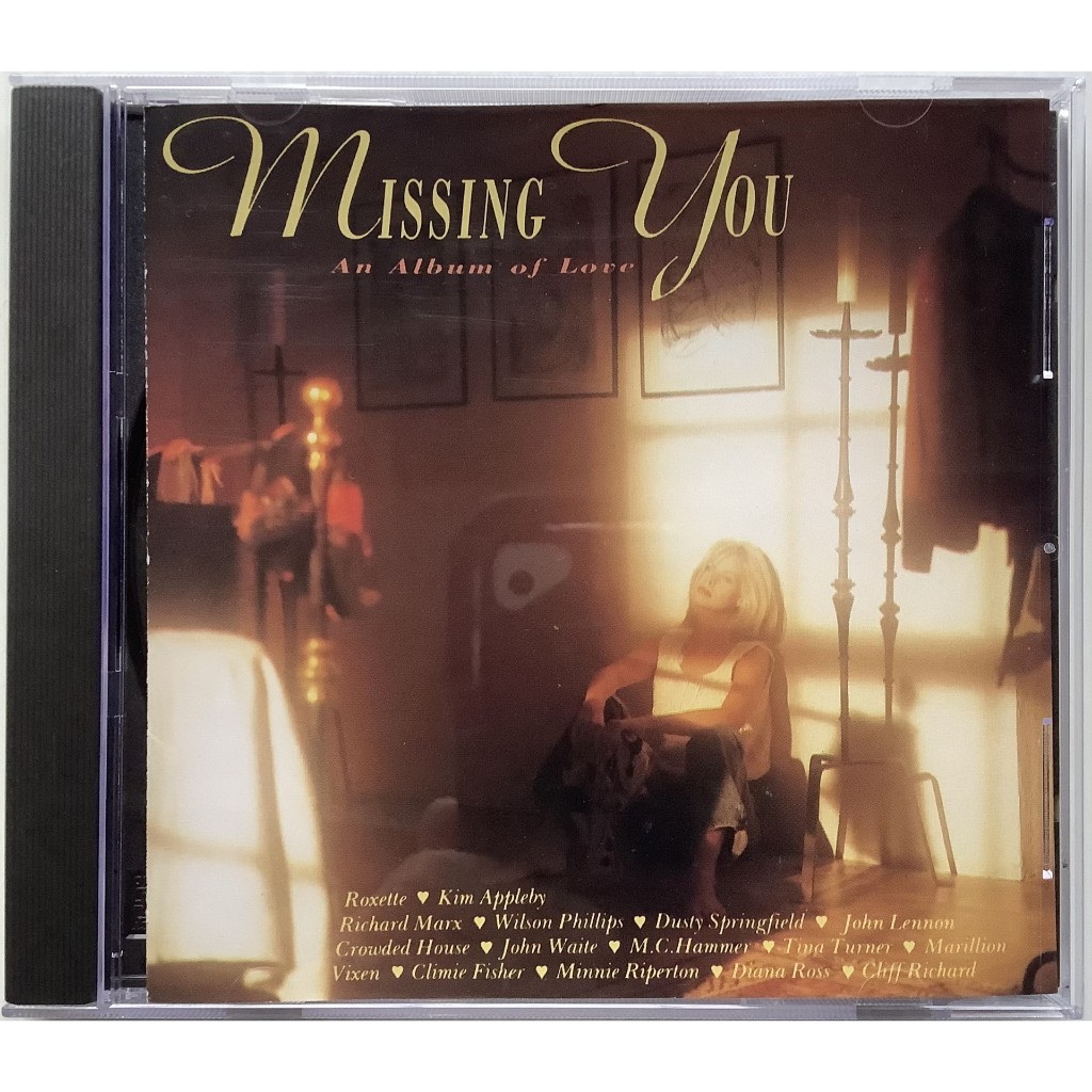 CD ซีดีเพลงวินเทจ Missing You An Album Of Love รวมเพลงรักยุค 80 16 เพลง ลิขสิทธิ์ Roxette Richard Ma