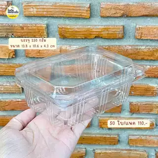 กล่องใส่ผลไม้ กล่อง PET 250g 300g 500g 1000g 2000g