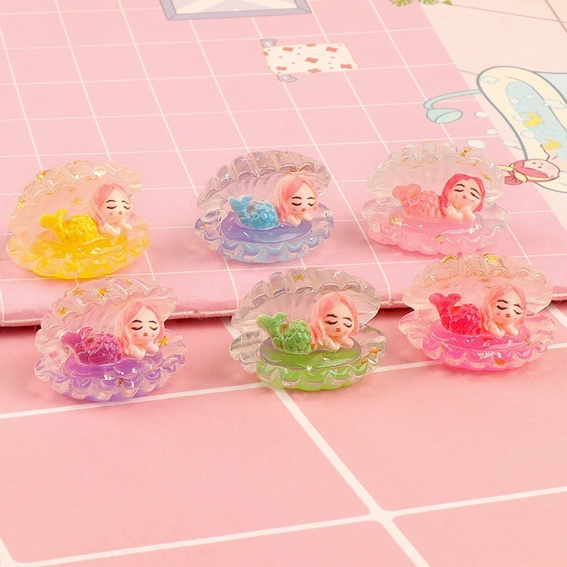 เรซิ่นเจ้าหญิง เรซิ่นเรืองแสง โมเดลเจ้าหญิง เรืองแสง ตกแต่งโต๊ะทำงาน จัดสวนดอกไม้ ของขวัญ ของเล่นเด็ก จิ๋ว Mini คอนโซลรถ