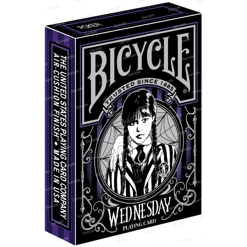 [พร้อมส่ง] Bicycle Wednesday Cards ไพ่ตัวละครเวนส์เดย์ แอดดัมส์