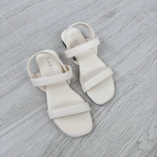 Rarin รุ่น [ Daisy ] 36 - 41 รองเท้าแตะรัดข้อ พื้นนุ่ม สีหวานละมุน ***เท้าไม่เรียวแนะนำเพิ่มไซส์***
