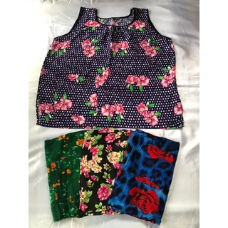 เสื้อคอกระเช้า​ ผ้าแบมเบิด ผ้าสปัน รอบอก 43 นิ้ว ความยาว 24 นิ้ว