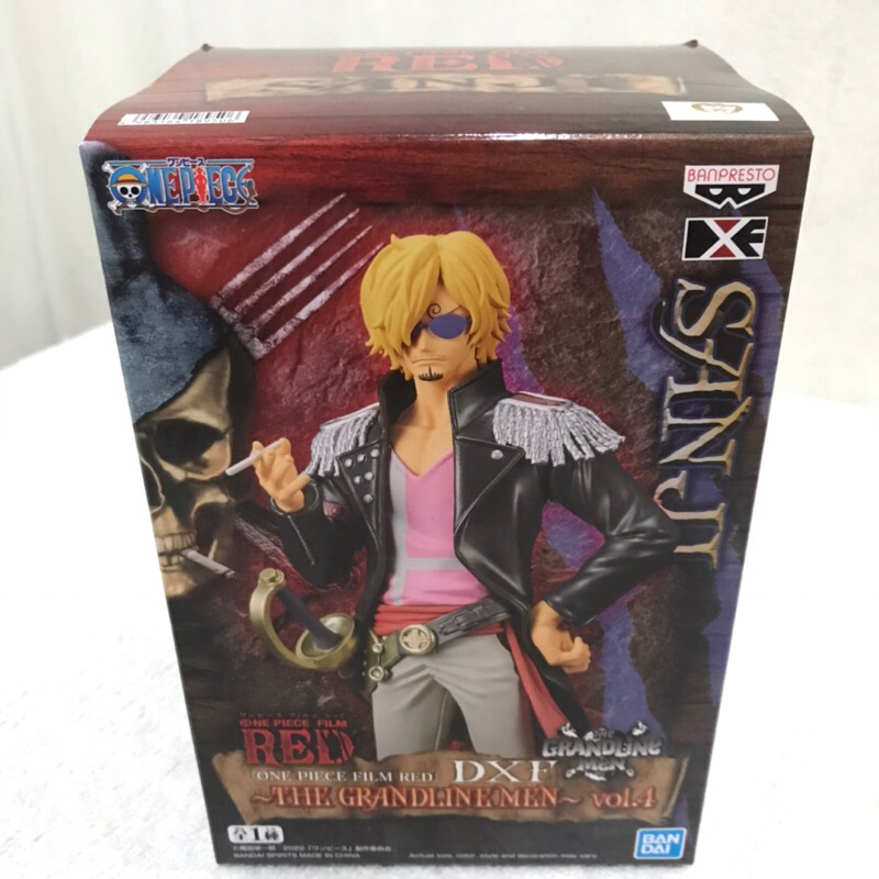 [มือ1/ส่งด่วน Lot.DT] DXF Sanji ONE PIECE Film Red The Grandline Men Vol. 4 วันพีช ซันจิ Bandai นำเข