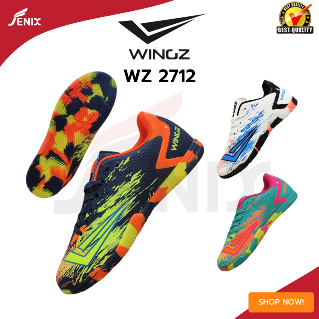 รองเท้าฟุตซอล Wingz WZ-2712 ใหม่ล่าสุด! ไซส์30-44
