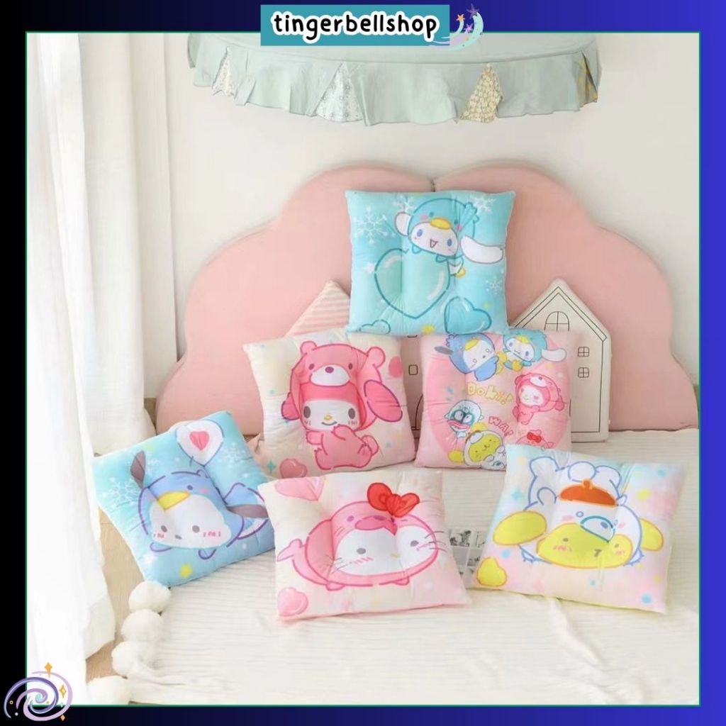 [พร้อมส่ง]เบาะรองนั่ง เบาะนั่ง เบาะนุ่ม หมอนอิง เบาะรองเก้าอี้ลายการ์ตูนน่ารัก