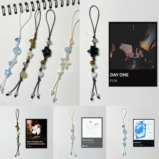 Sebofficial | Phone charm | สายคล้องโทรศัพท์มือถือเชือกเทียนถัก สายคล้องกล้องถ่ายรูป ไดอารี่ พวงกุญแจ ออกแบบตามปกเพลง 🗝