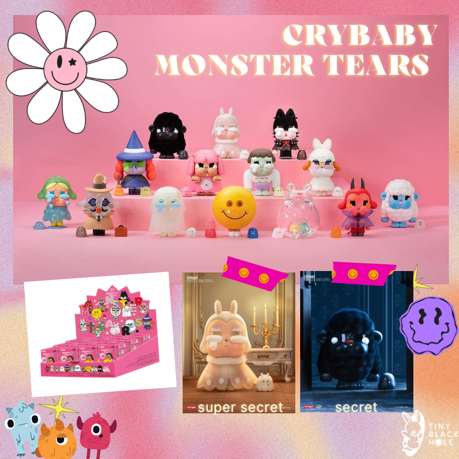 [พร้อมส่ง ระบุตัว] Pop Mart: Crybaby Monster Tears series