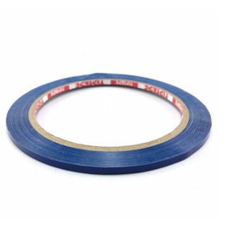 TIP TAPE เทปตีเส้นบอร์ด 3mmx50mtr สีน้ำเงิน