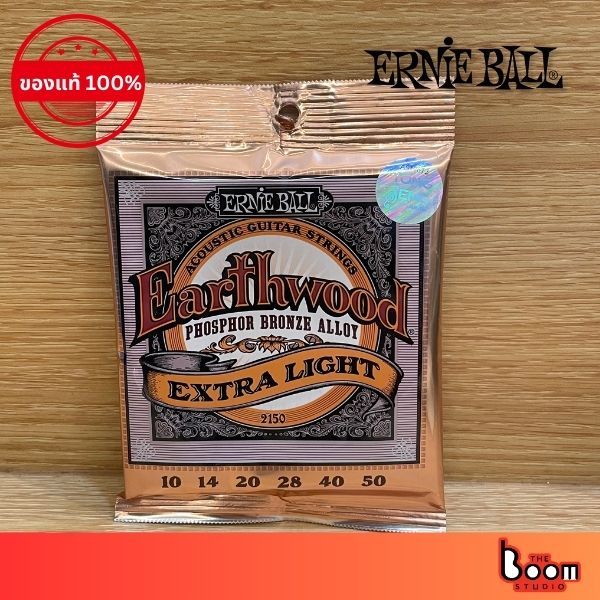 Ernie Ball Earthwood Phosphor Bronze สายกีตาร์โปร่ง Ernie Ball 10/50 [ของแท้ 100%]