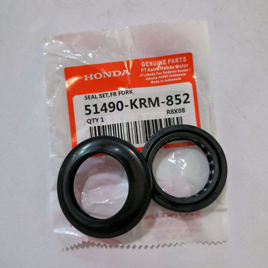 ชุดซีลโช๊คหน้า ซีลน้ำมัน+ซีลกันฝุ่น PCX, FORZA300-350, CBR, MSX, ZOOMER-X, ADV150, NSR, WING, [ 5149